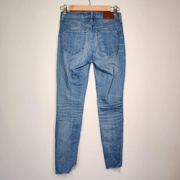Madewell 9" High-Rise Skinny Jeans Seamed Step-Hem Edition Size 26 - Picture 6 of 10